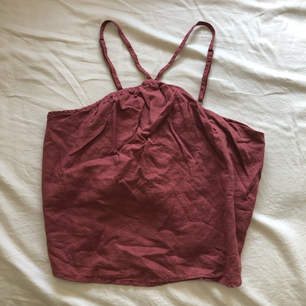 Abercrombie & Fitch Halter Crop Top Tank